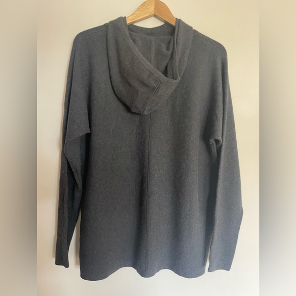 Banana Republic charcoal grey pullover sweater hoodie - Picture 8 of 12